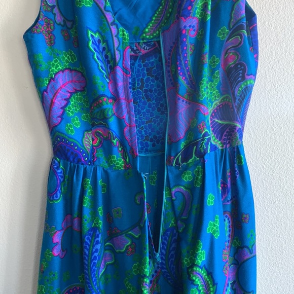 Vintage Alice Polynesian Fashions Sleeveless Jumpsuit - Picture 9 of 17